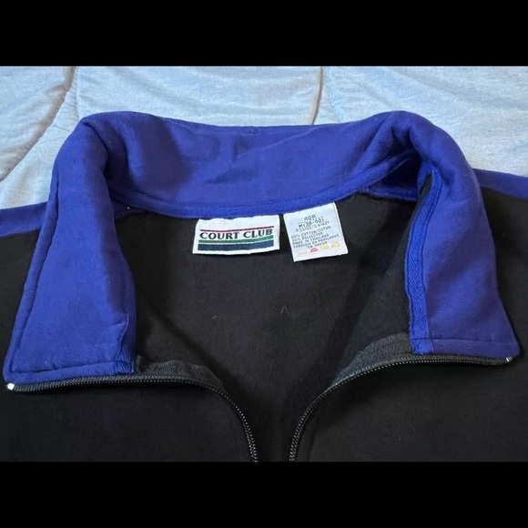COURT CLUB 80's Style Vintage Sweater 1/4 Zip Medium 38/40 UNWORN - Picture 4 of 6